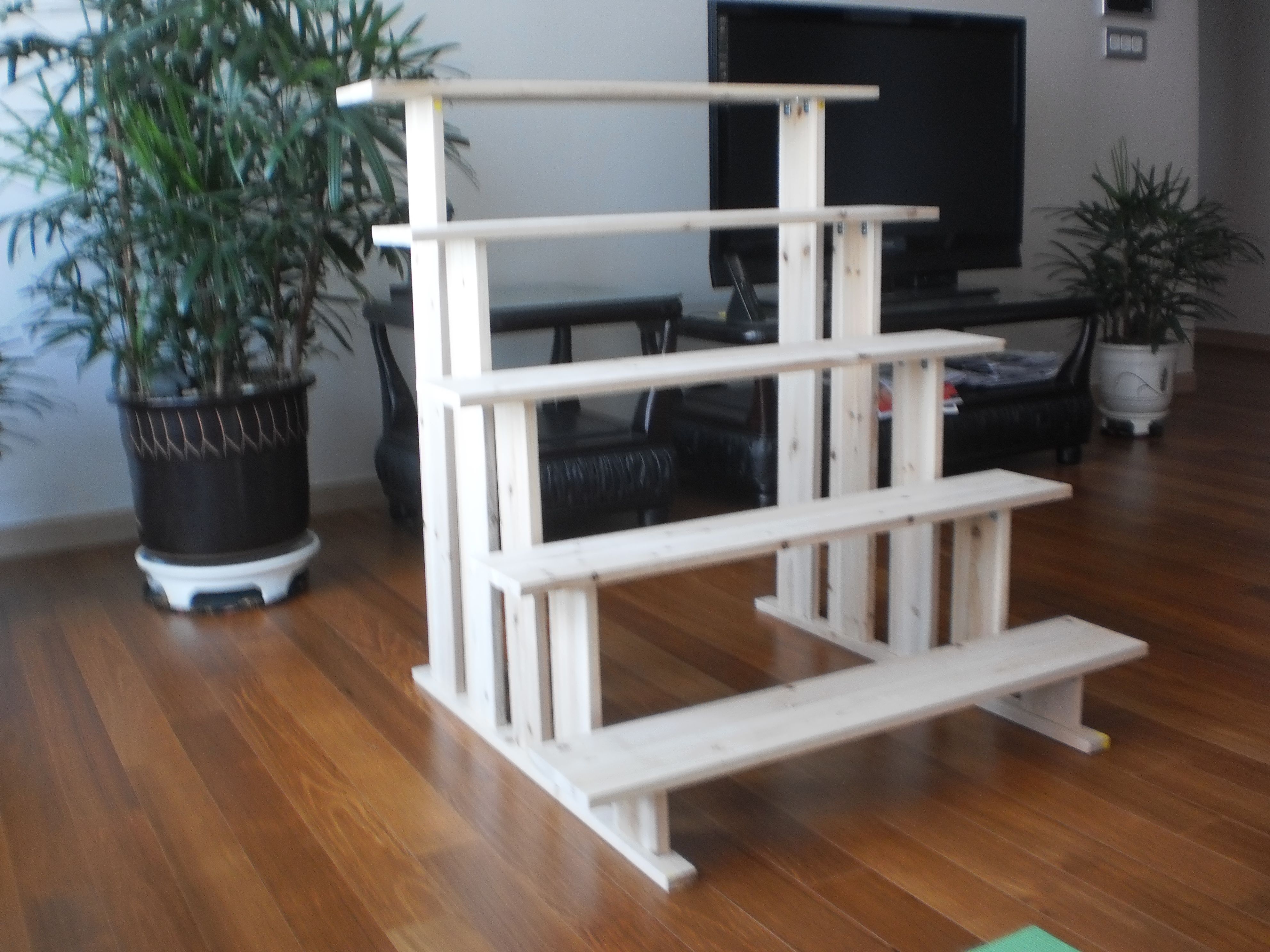 원목 5층 화분 받침대