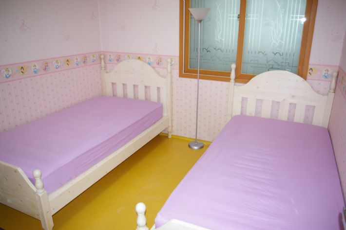 베이직 프린세스 원목 침대-스프러스싱글 2개