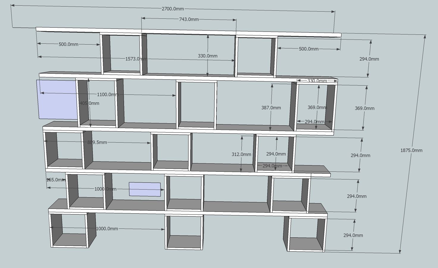 홍송 공간박스 활용 내맘대로 책장과 쌀통