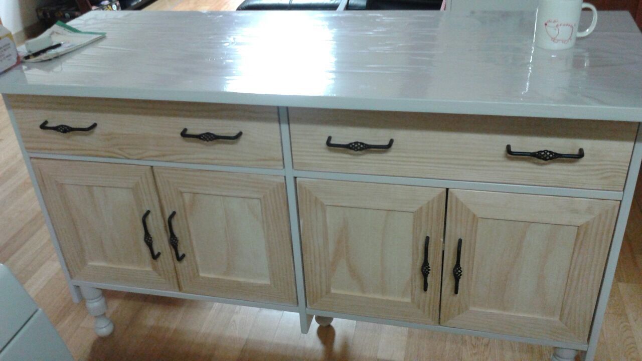 시즈닝 특대형 아일랜드 식탁  조립하기