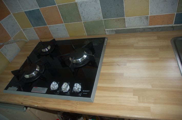 주방 싱크대, 선반 교체