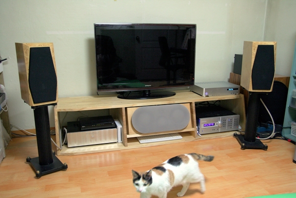 집성목으로 만든 오디오장 (SketchUp Pro 활용)