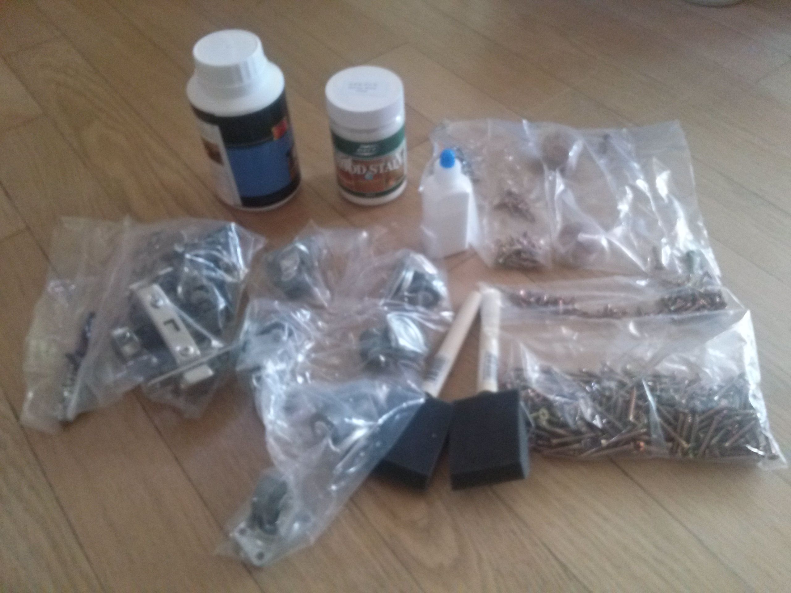 원목 공간 박스