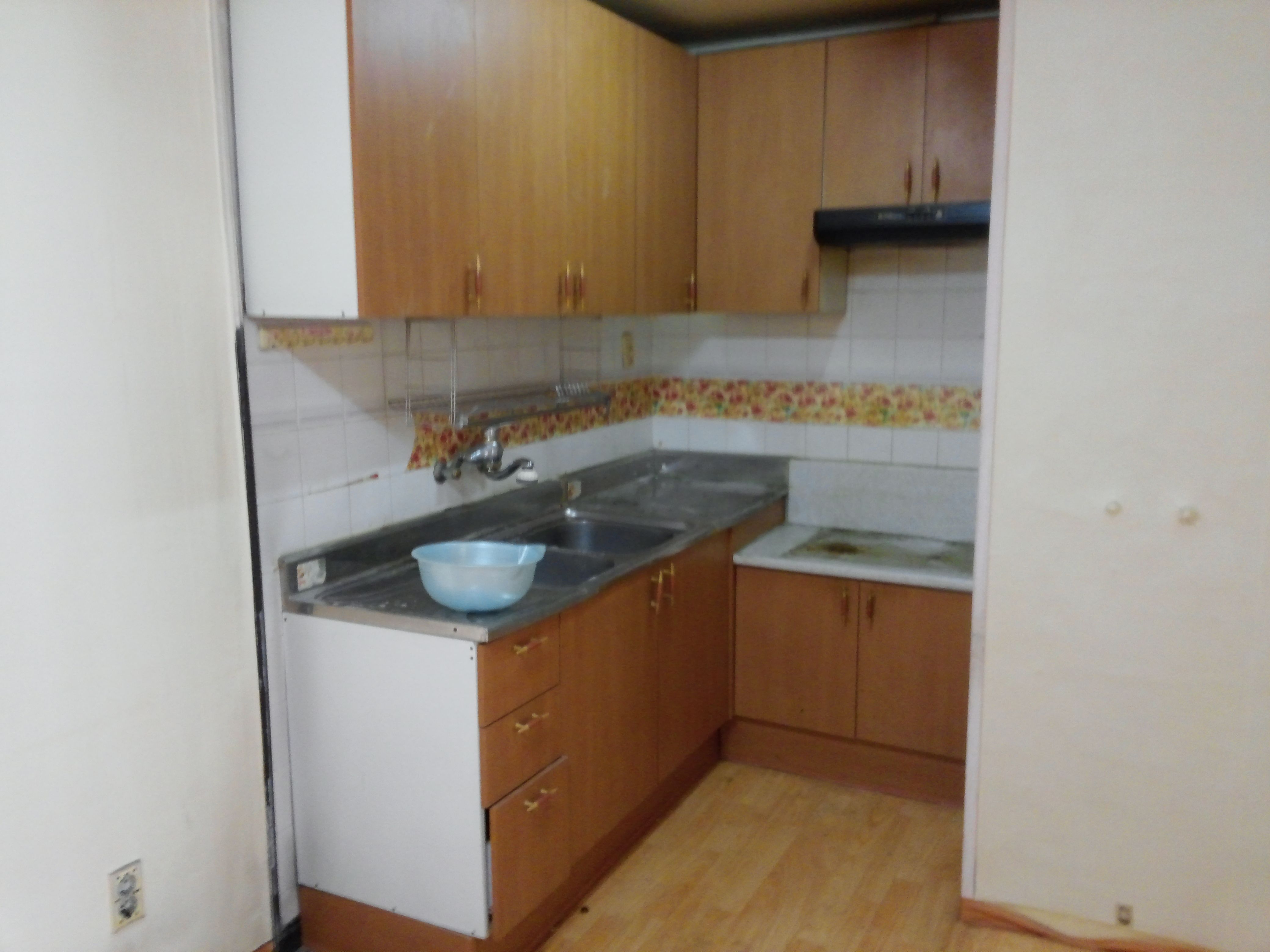 자작나무합판으로 리폼한 씽크대