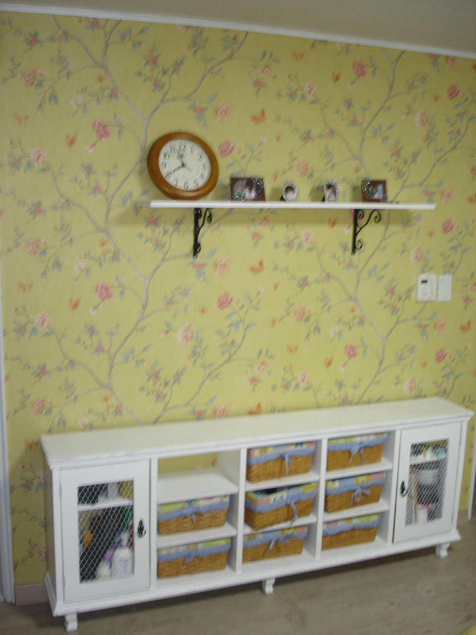 책장을 이용한 바구니장 만들기