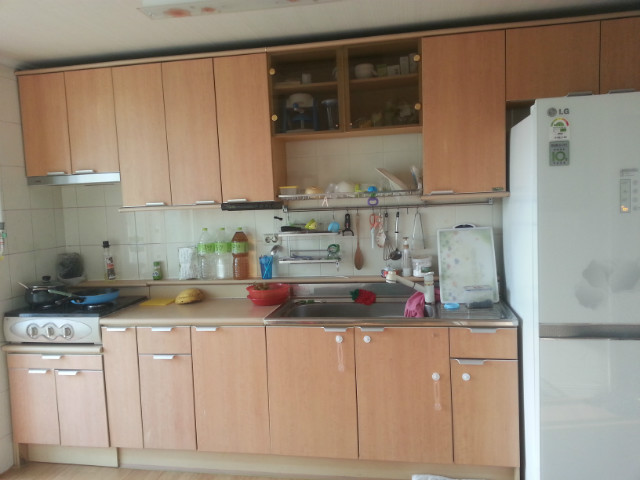 셀프로 리폼한 주방 싱크대