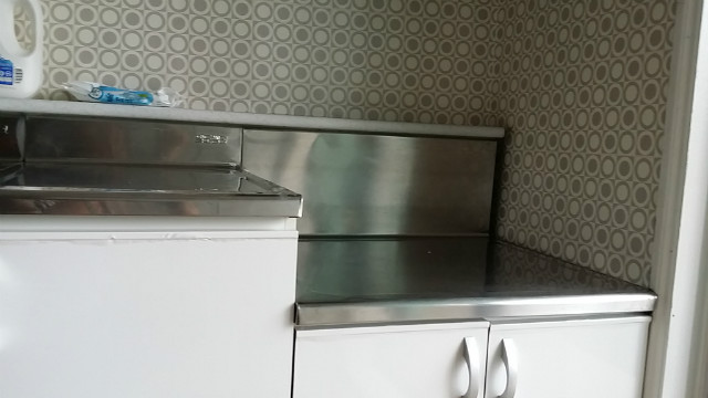 자작합판으로 만든 쿡탑용 서랍싱크장(쿡탑하부장)