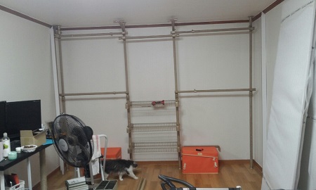 가짜 붙박이장(!!??)과 요술선반 만들기