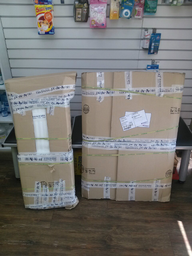 업소용 쓰레기통 (커피자판기, 정수기를 올려놓을 수 있는 제품)