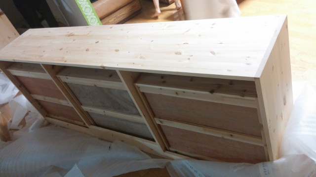 홍송으로 만든 모던침대(짱~ 입니다요)