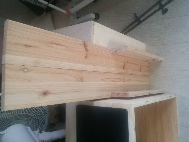 삼나무로 만든 아기매트침대!