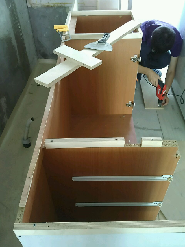 간단해보이지만...정말 힘들었던 ... 싱크대 상판 도전기