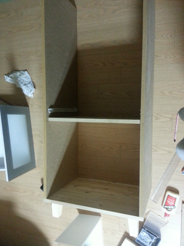 밥솥장과 아이들 책꽃이 입니다.