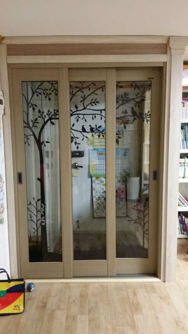 가벽 및 중문 완료