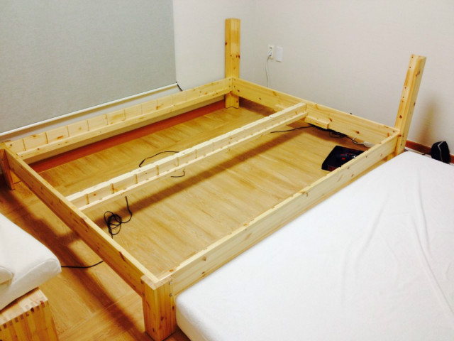 스마트 침대 평상형 제작, 사용 후기 입니다.