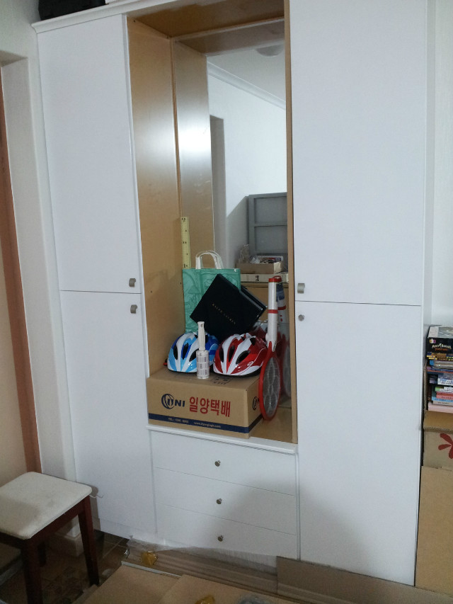 신발장에 수납공간 추가
