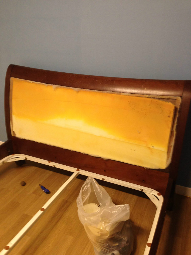 아카시아 원목으로 침대 리폼