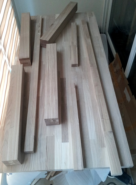 애쉬 원목 식탁 만들기