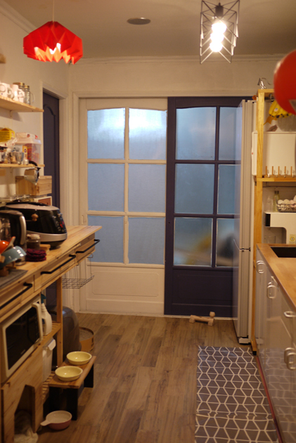 엘더 상판으로 교체한 작은 주방!