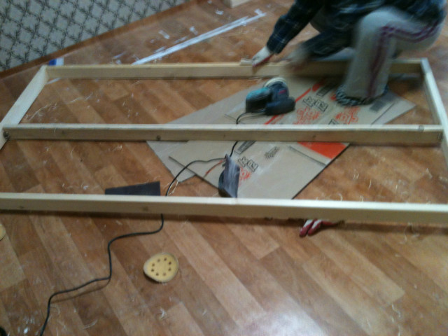 삼나무 원목침대 제작 