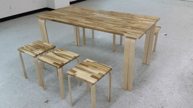 거실 6인용 식탁겸 테이블