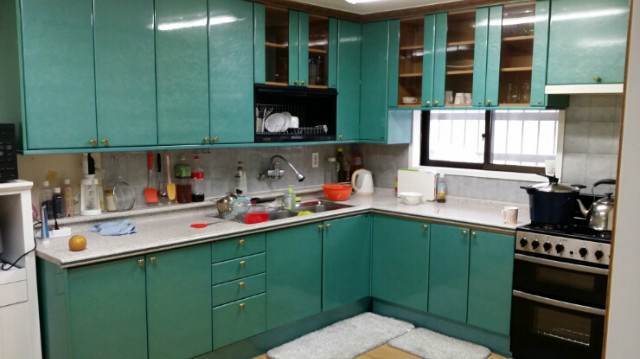 자작집성목 싱크대