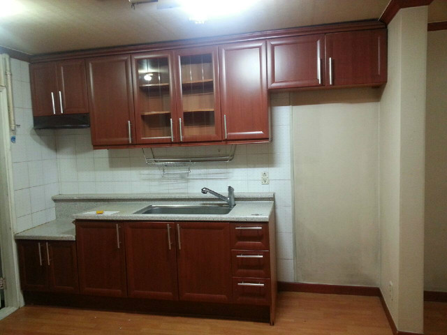 애쉬원목싱크대상판 올리기