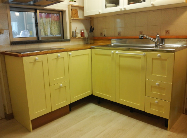 원목 싱크대 만들기