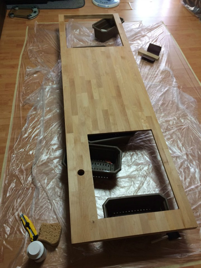 원목싱크대만들기