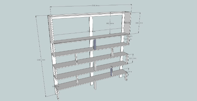 간단하게 만든 붙박이 장식장