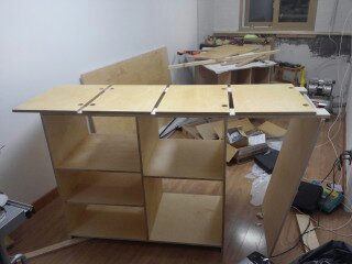 싱크대 상부장 만들기