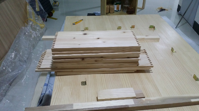 나의 홍송 모던수납침대 조립기