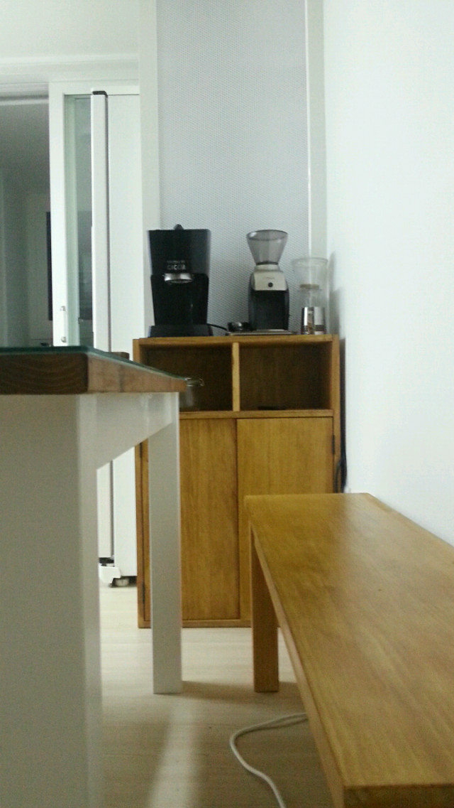 커피머신 수납장 만들기