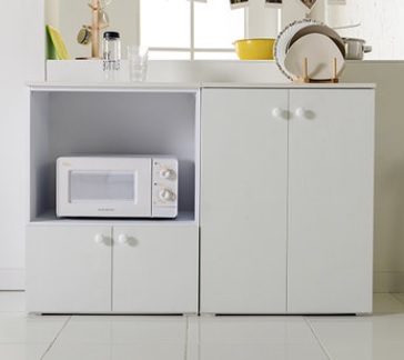 시판 렌지대와 수납장으로 아일랜드 식탁 만들기