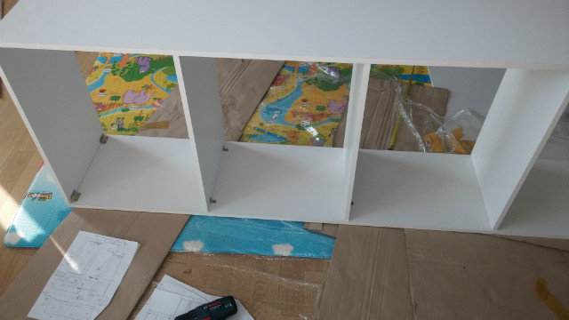 김치냉장고 수납장 만들기