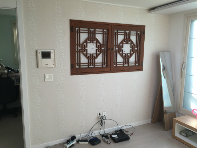 거실벽면 선반 만들기