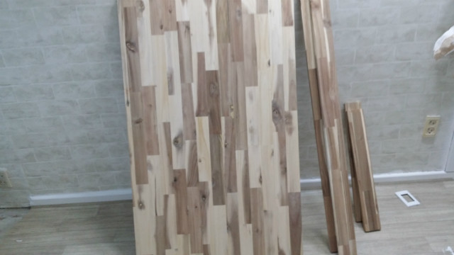 아카시아 나무 식탁 만들기