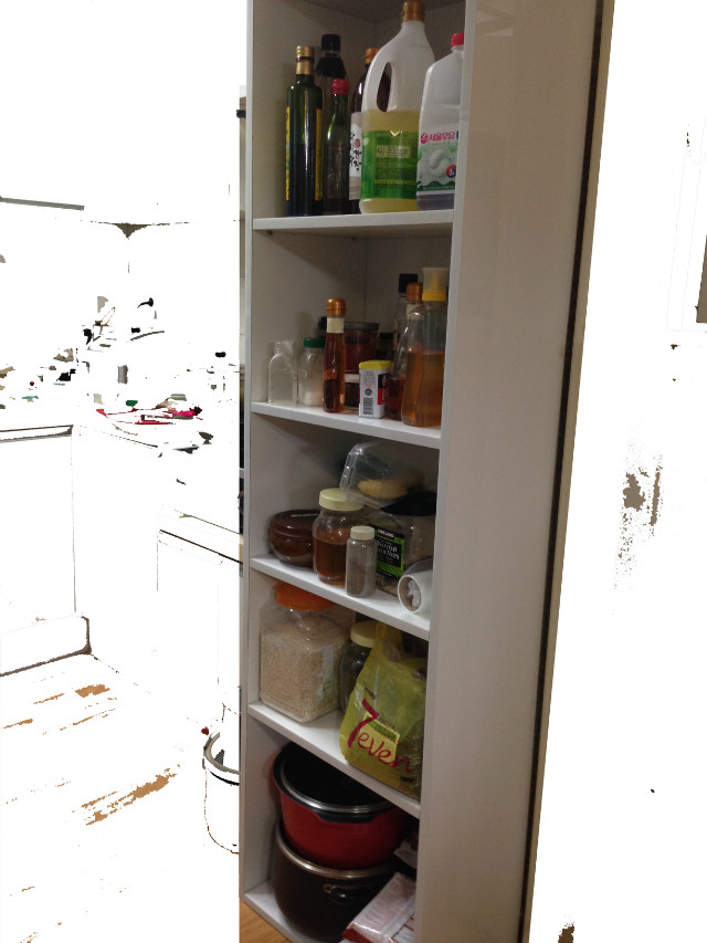 UV합판으로 만든 수납장