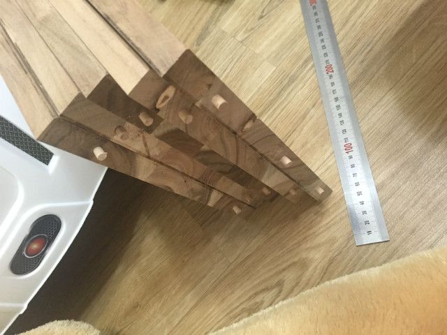 아카시아 집성목 장식장