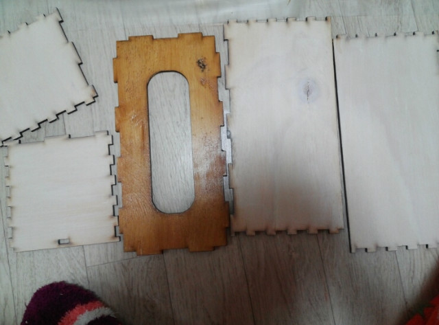 사각티슈함과 버닝아트 이니셜문패