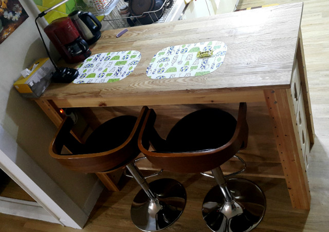 아일랜드 테이블 만들기