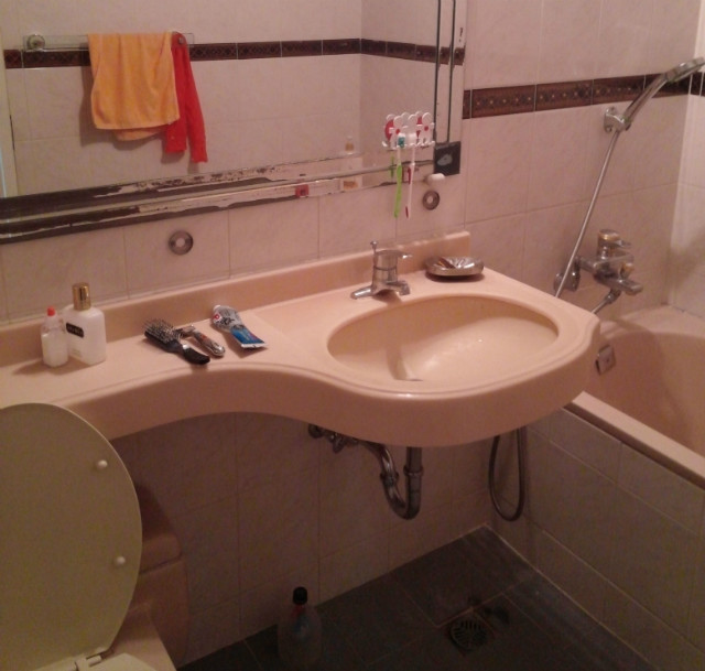 욕실 세면대 하부장