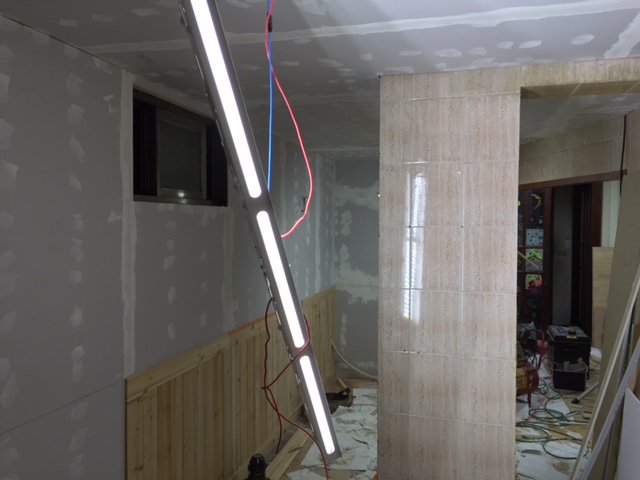 코팅합판으로 만든 싱크대