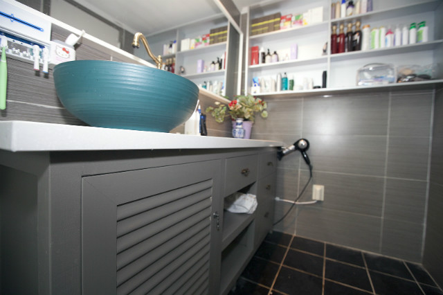 욕실 인테리어 완성