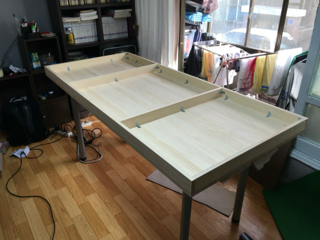 6인용 식탁겸 책상