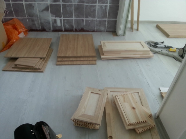 처음 만들어보는 싱크대..