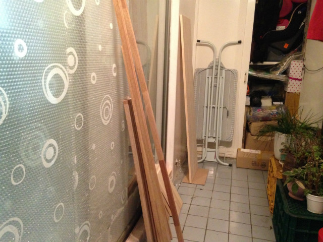 집성목 카페테이블