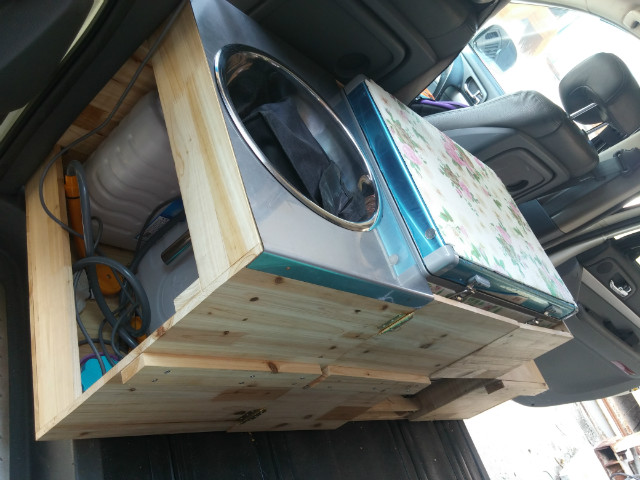 차 수납공간및 침상만들기