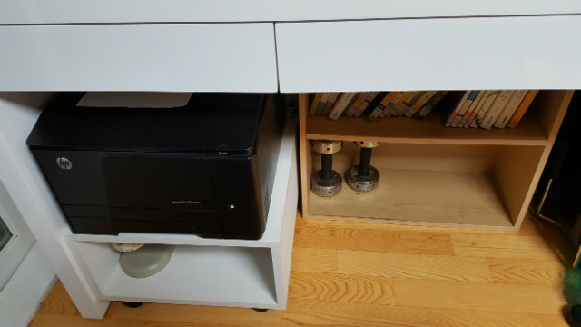 프린터 받침으로 안성맞춤