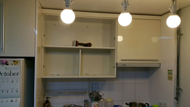 자작한 자작나무 합판 싱크!